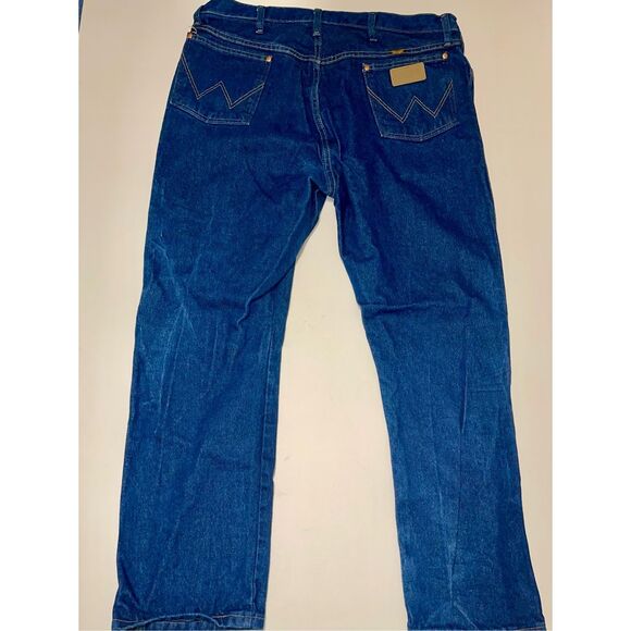 Wrangler Jeans‎ Mens 40x32 Cowboy Cut Classic Fit Blue Denim A203 Western A46 - Picture 7 of 7